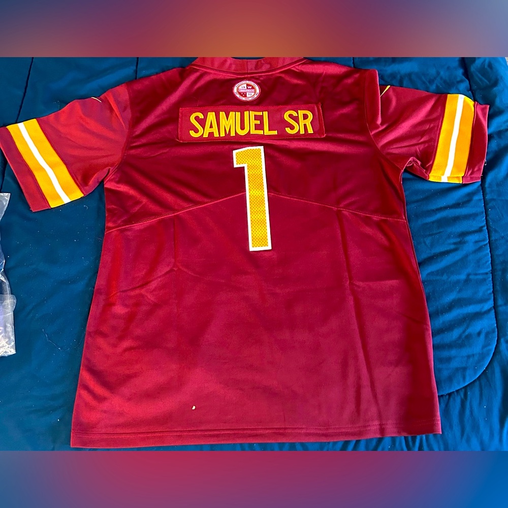 Commanders Jersey with Yellow Accents